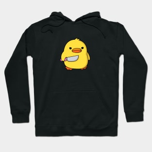 CUTE MEME DUCK WITH KNIFE FUNNY Hoodie